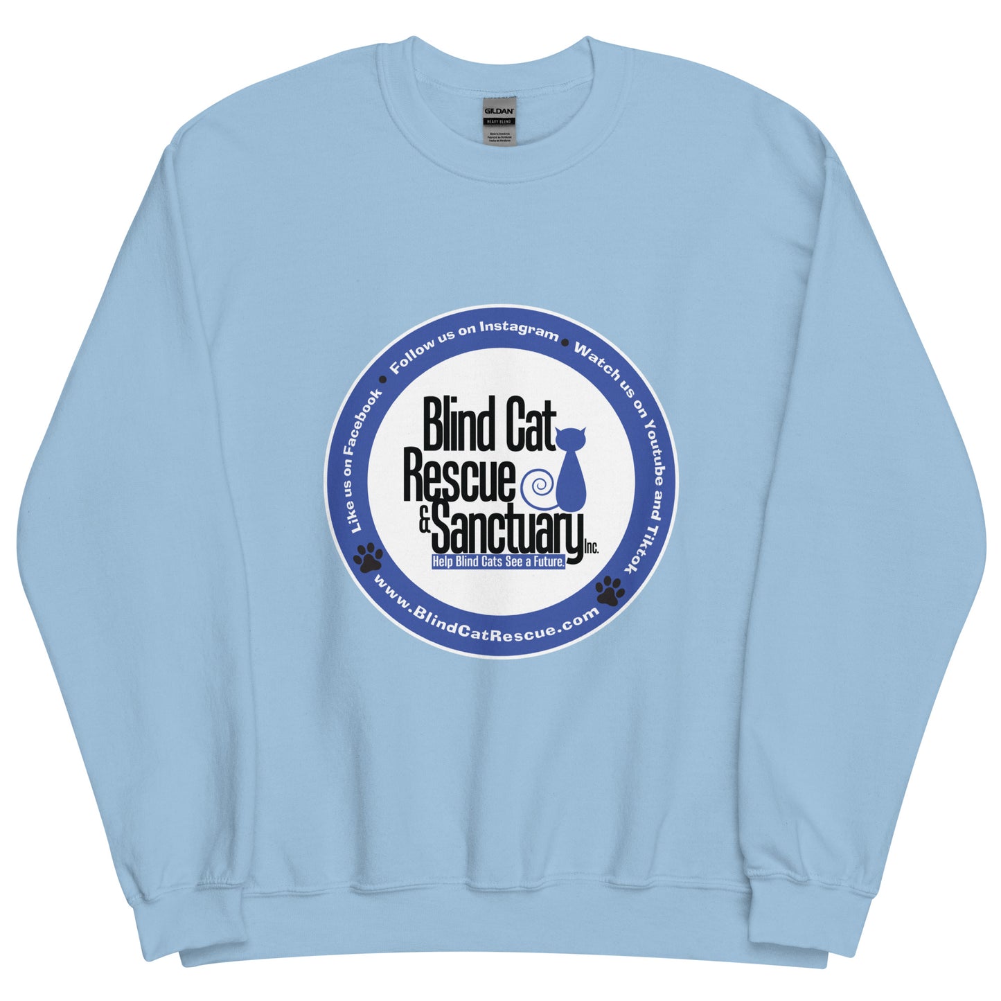 Blind Cat Rescue Logo Sweatshirt