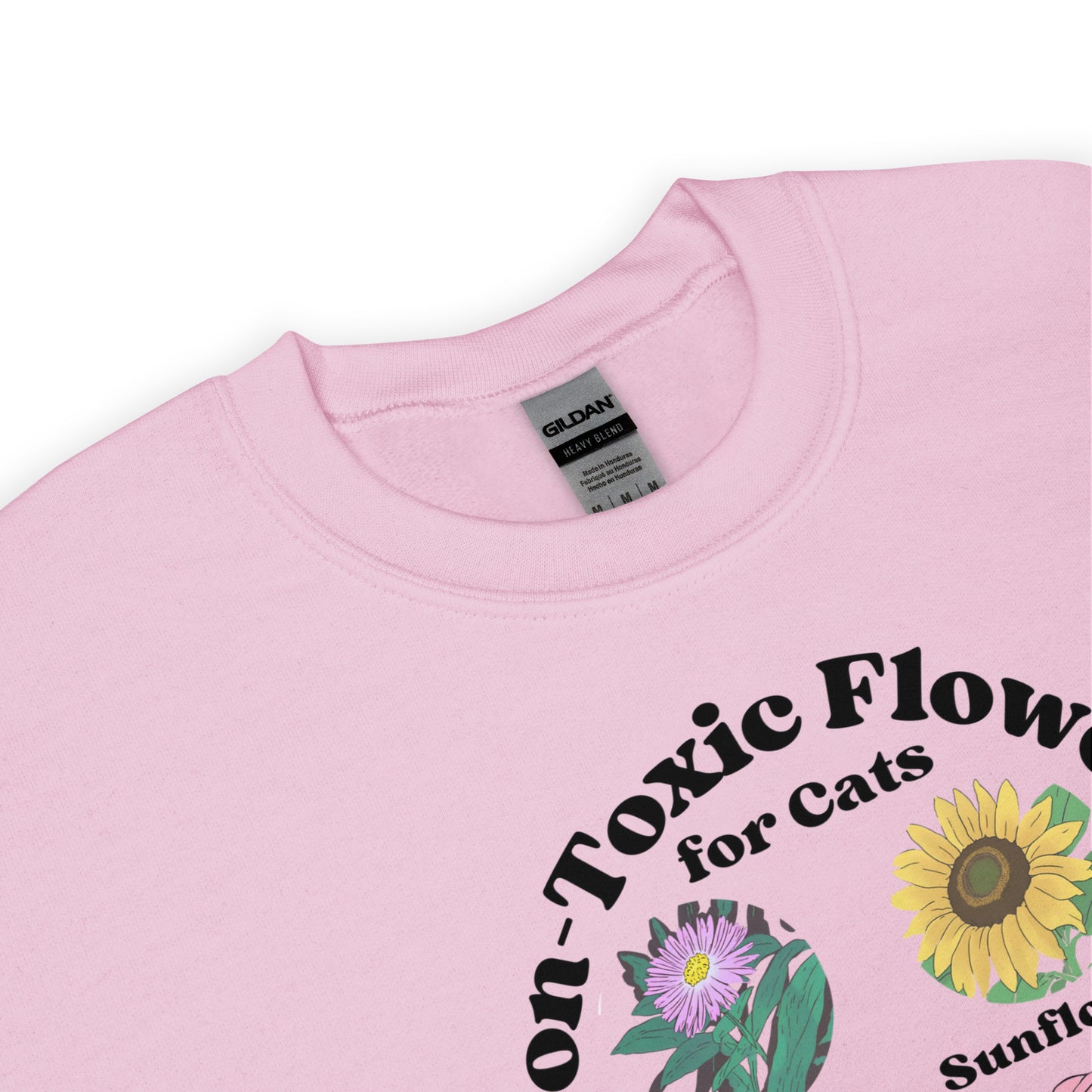 Non-Toxic Flowers for Cats Sweatshirt