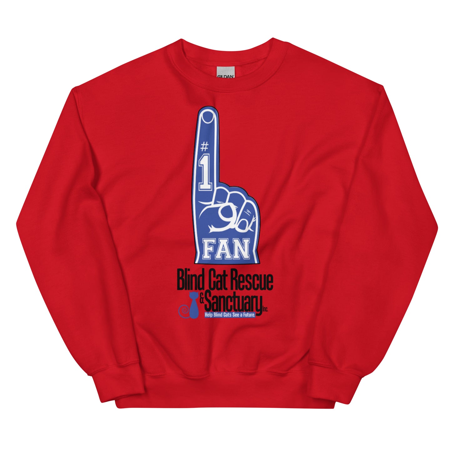 Blind Cat Rescue #1 Fan Sweatshirt