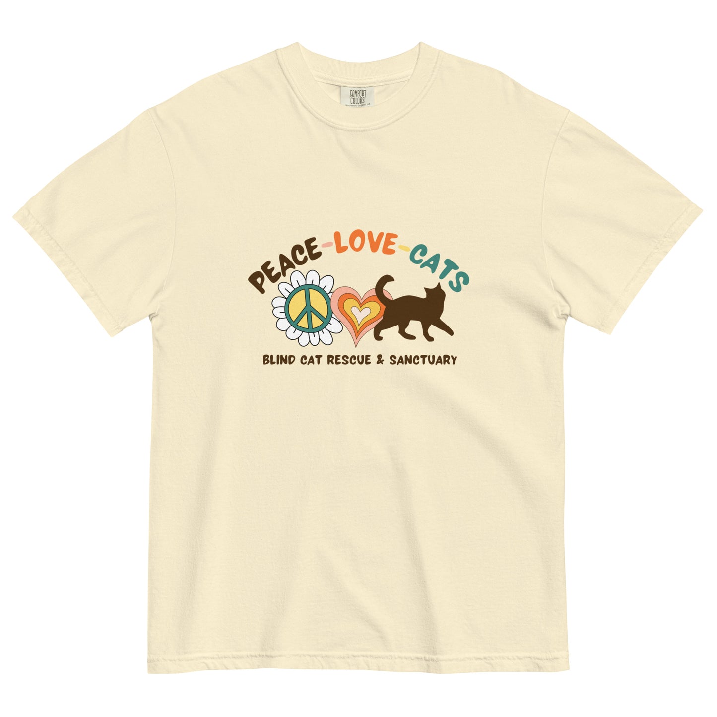 Groovy Peace Love Cats Shirt