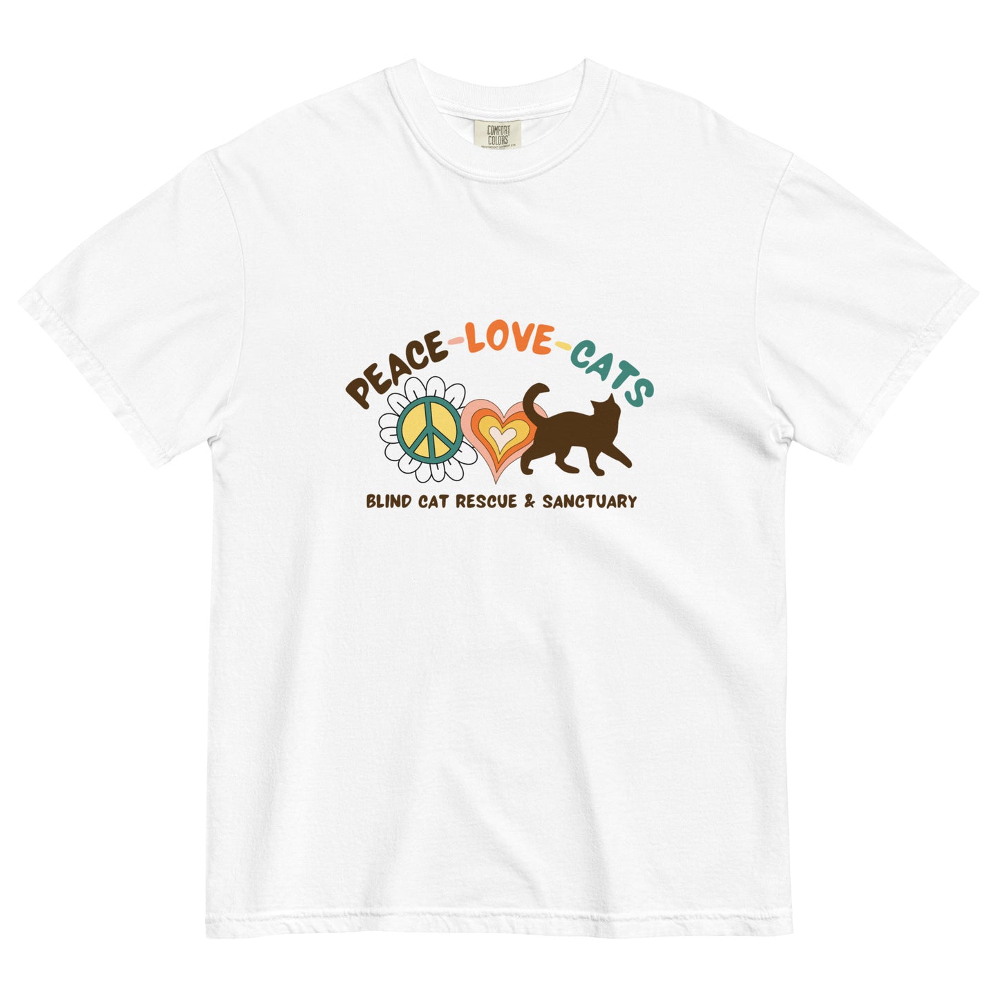 Groovy Peace Love Cats Shirt