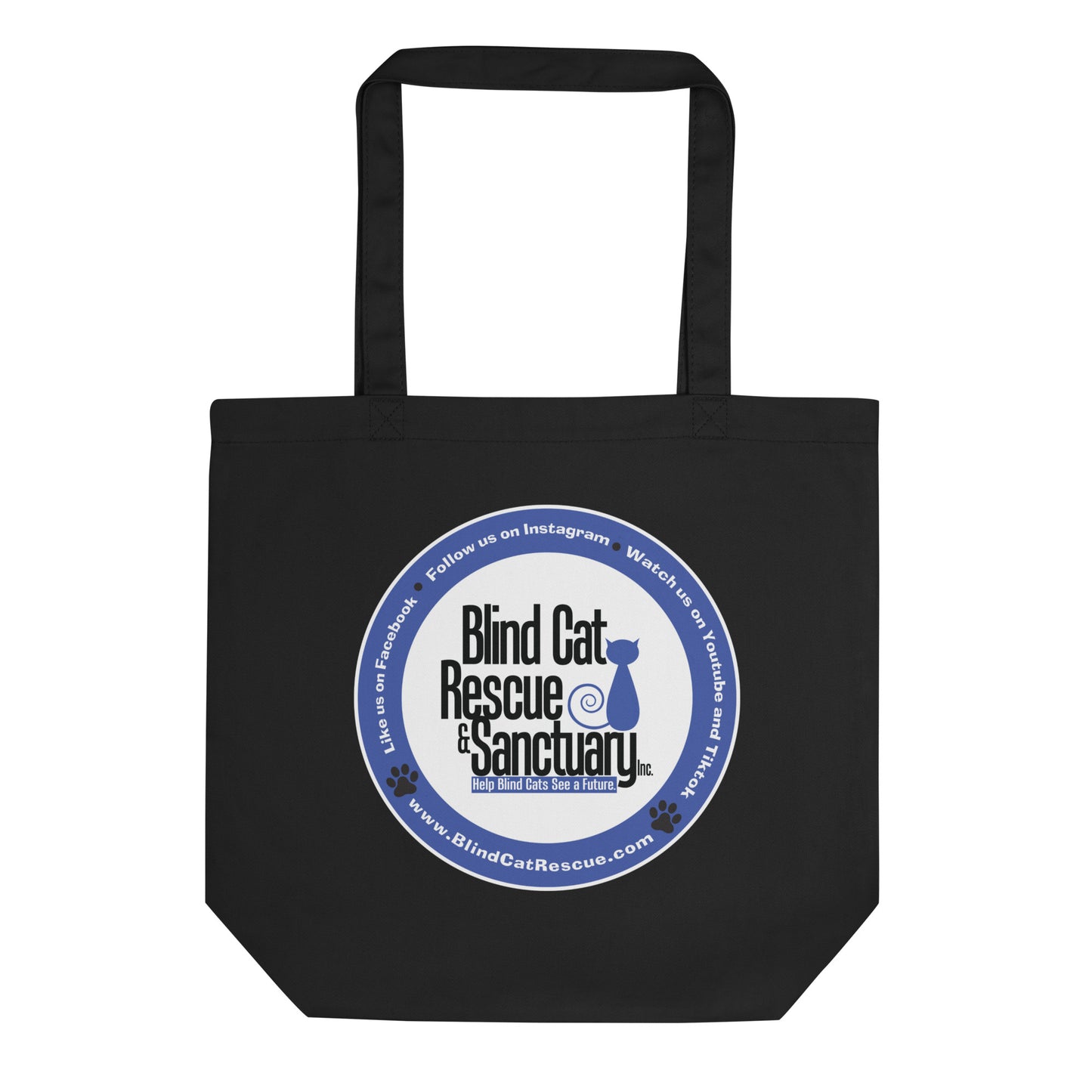 Blind Cat Rescue Logo Eco Tote Bag