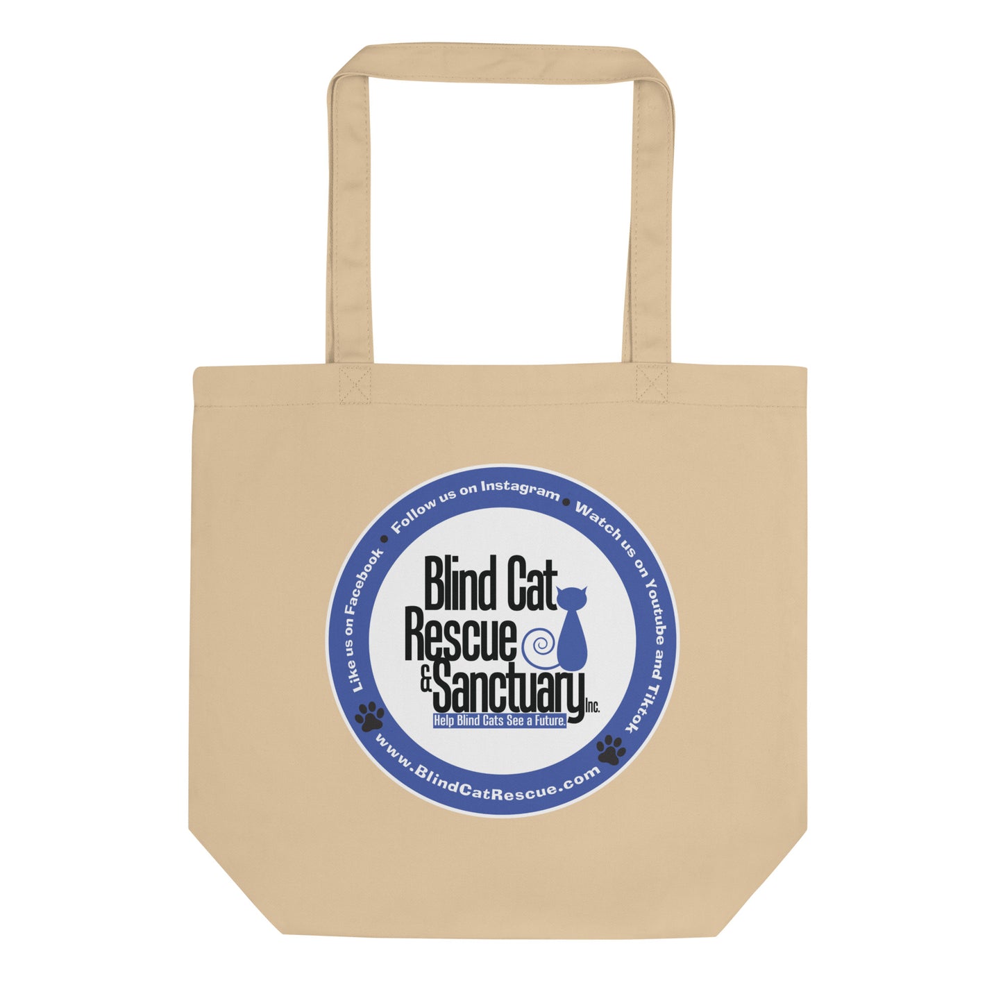 Blind Cat Rescue Logo Eco Tote Bag