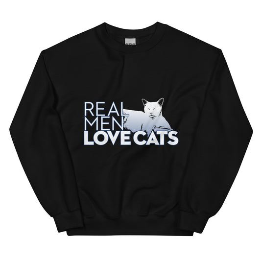 Real Men Love Cats Smudge Sweatshirt