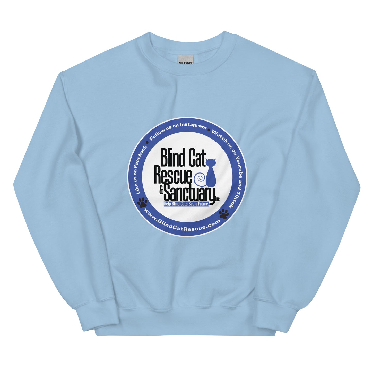 Blind Cat Rescue Logo Sweatshirt