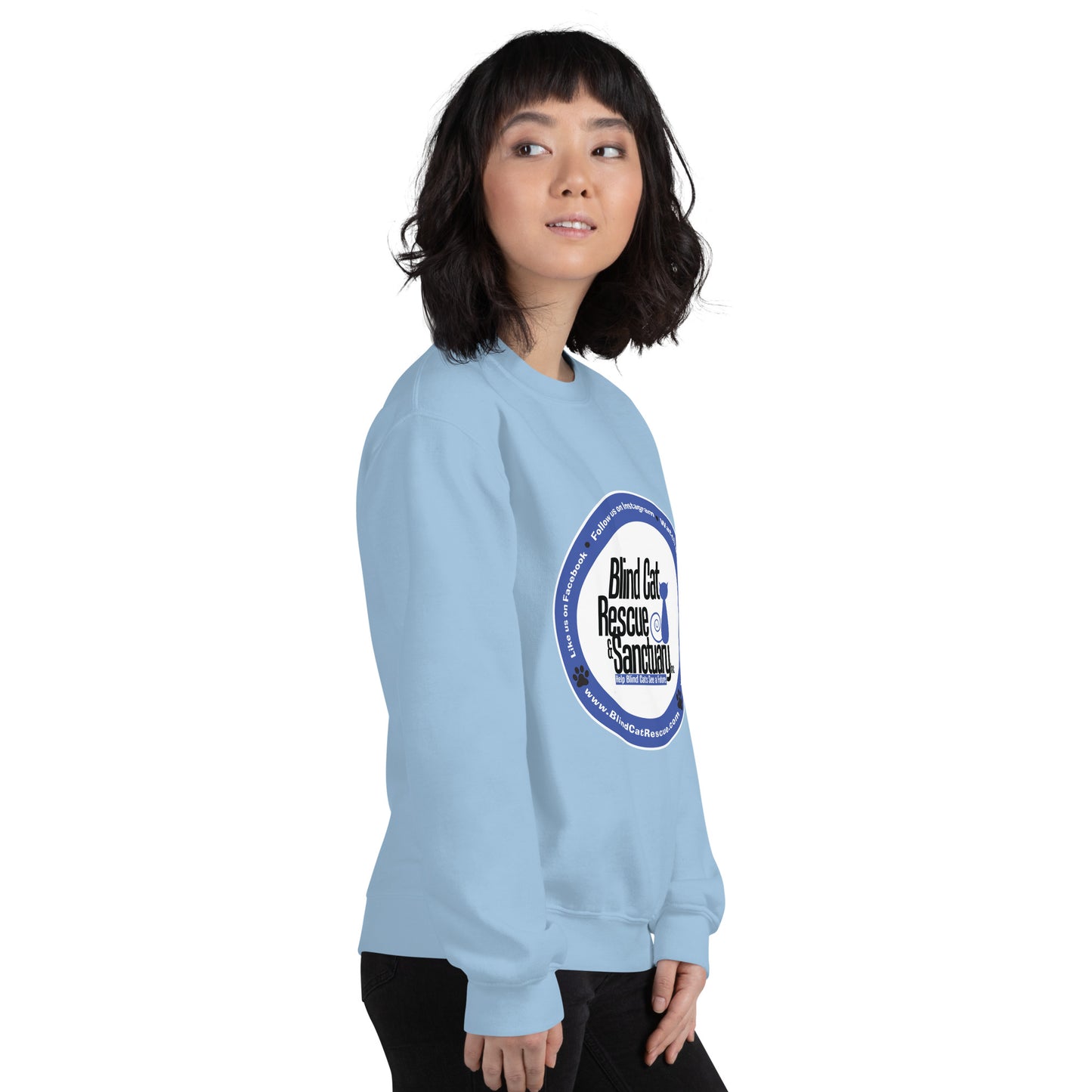 Blind Cat Rescue Logo Sweatshirt