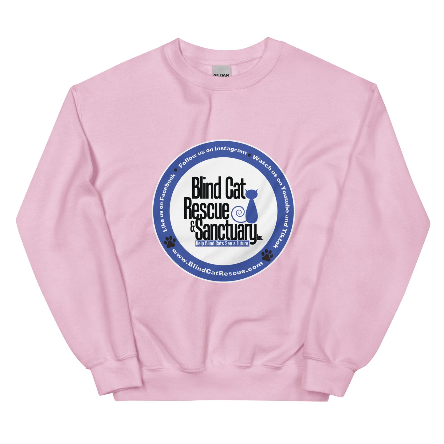 Blind Cat Rescue Logo Sweatshirt