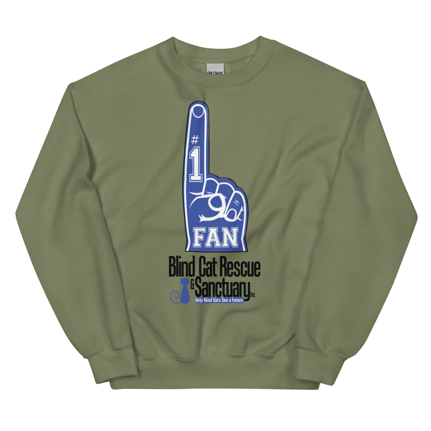 Blind Cat Rescue #1 Fan Sweatshirt