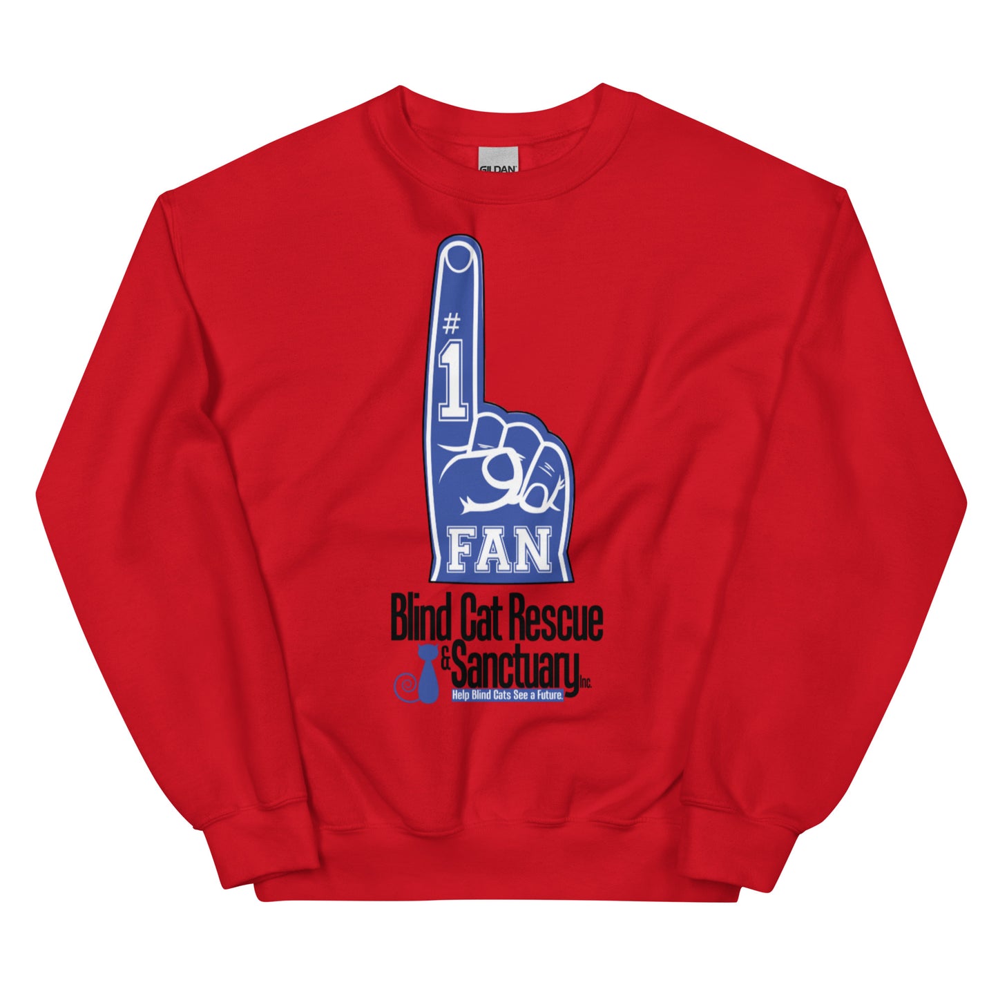 Blind Cat Rescue #1 Fan Sweatshirt