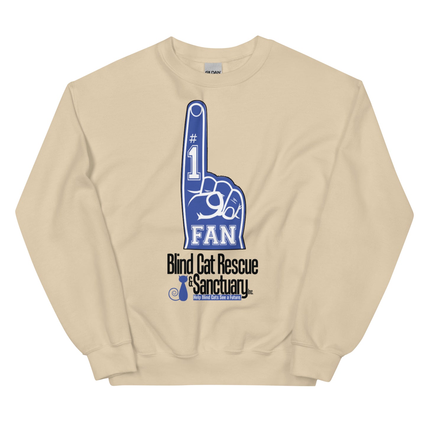 Blind Cat Rescue #1 Fan Sweatshirt