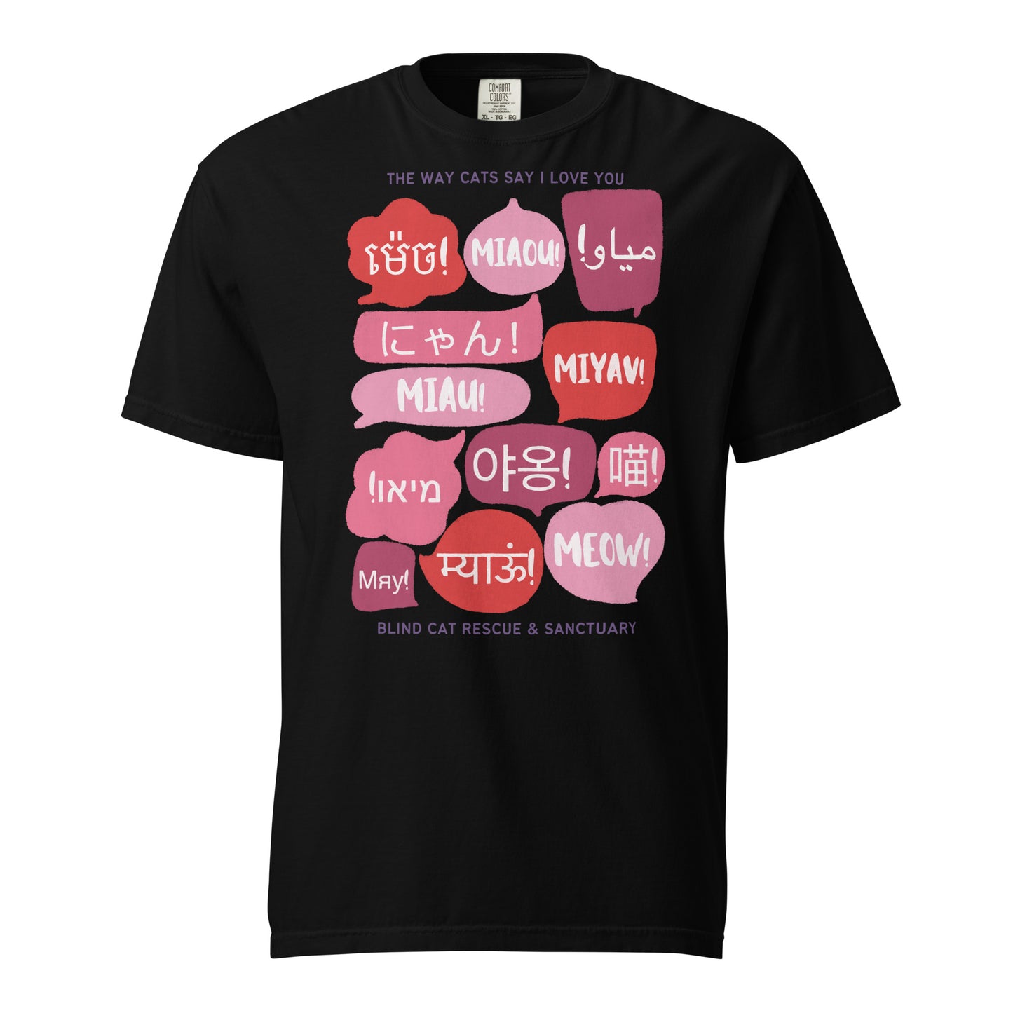 Cats Language of Love t-shirt