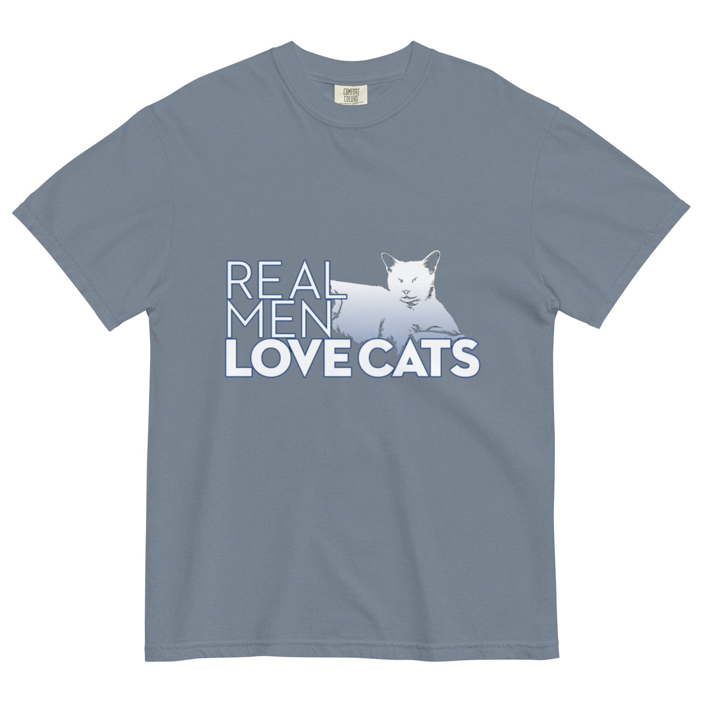 Real Men Love Cats Smudge t-shirt