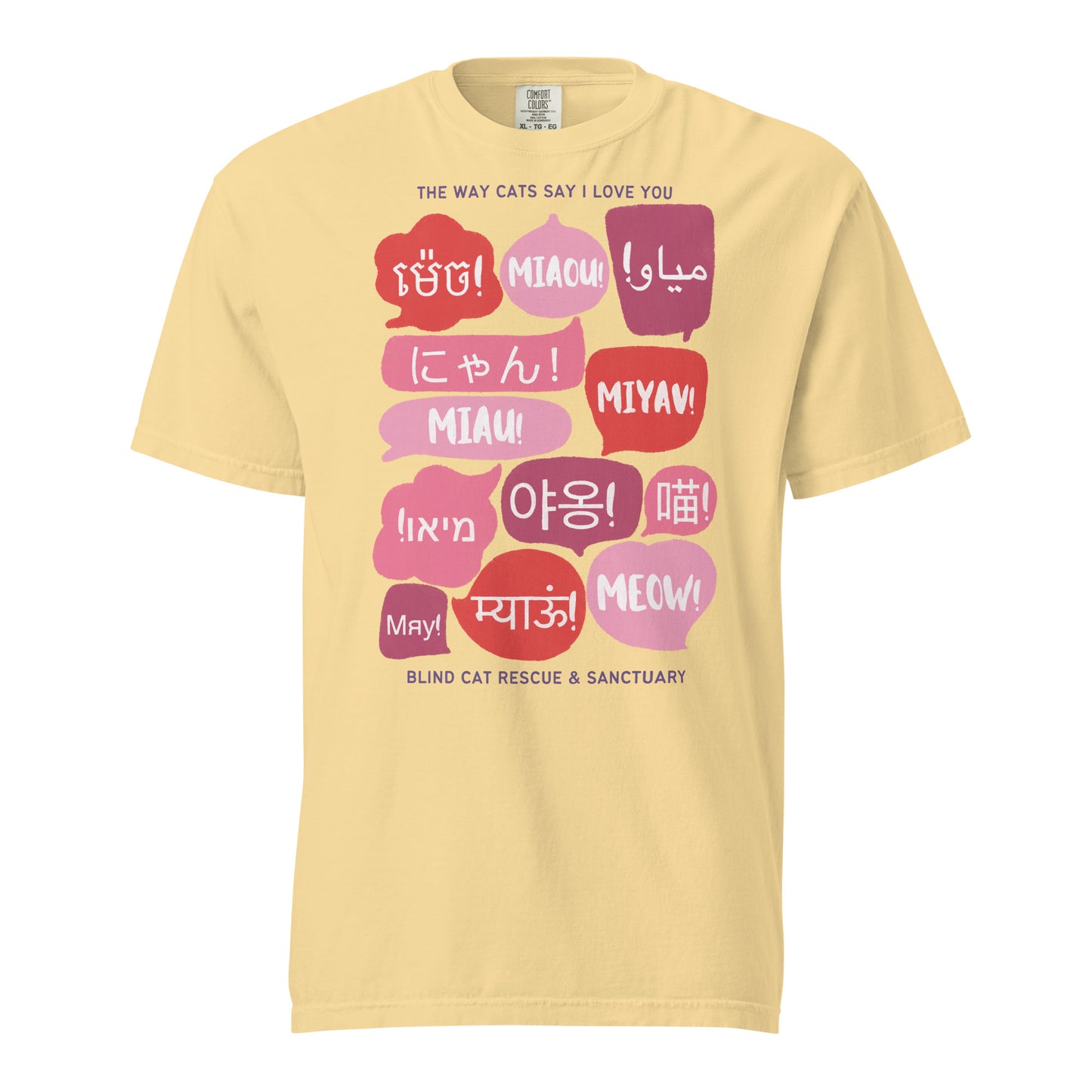 Cats Language of Love t-shirt