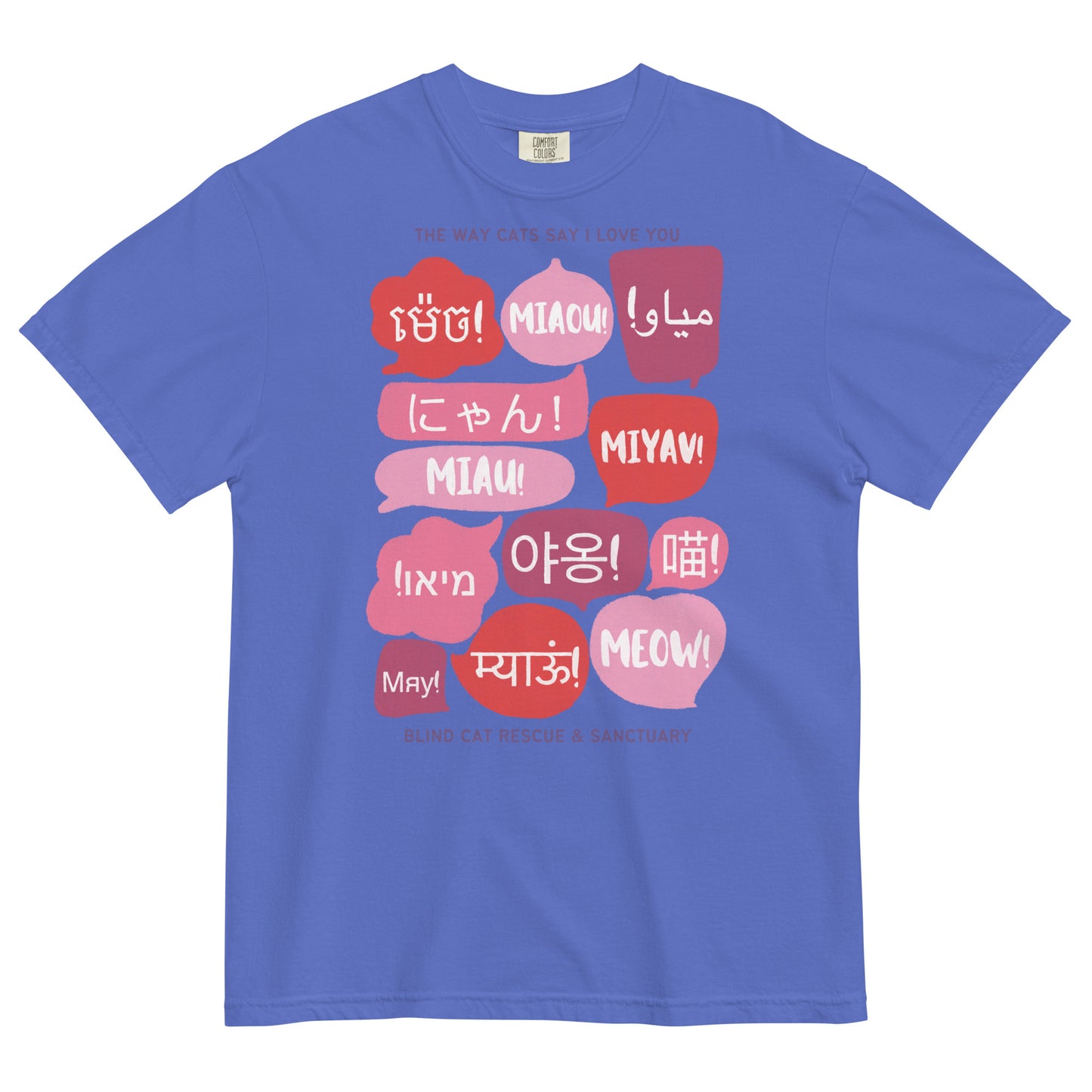 Cats Language of Love t-shirt