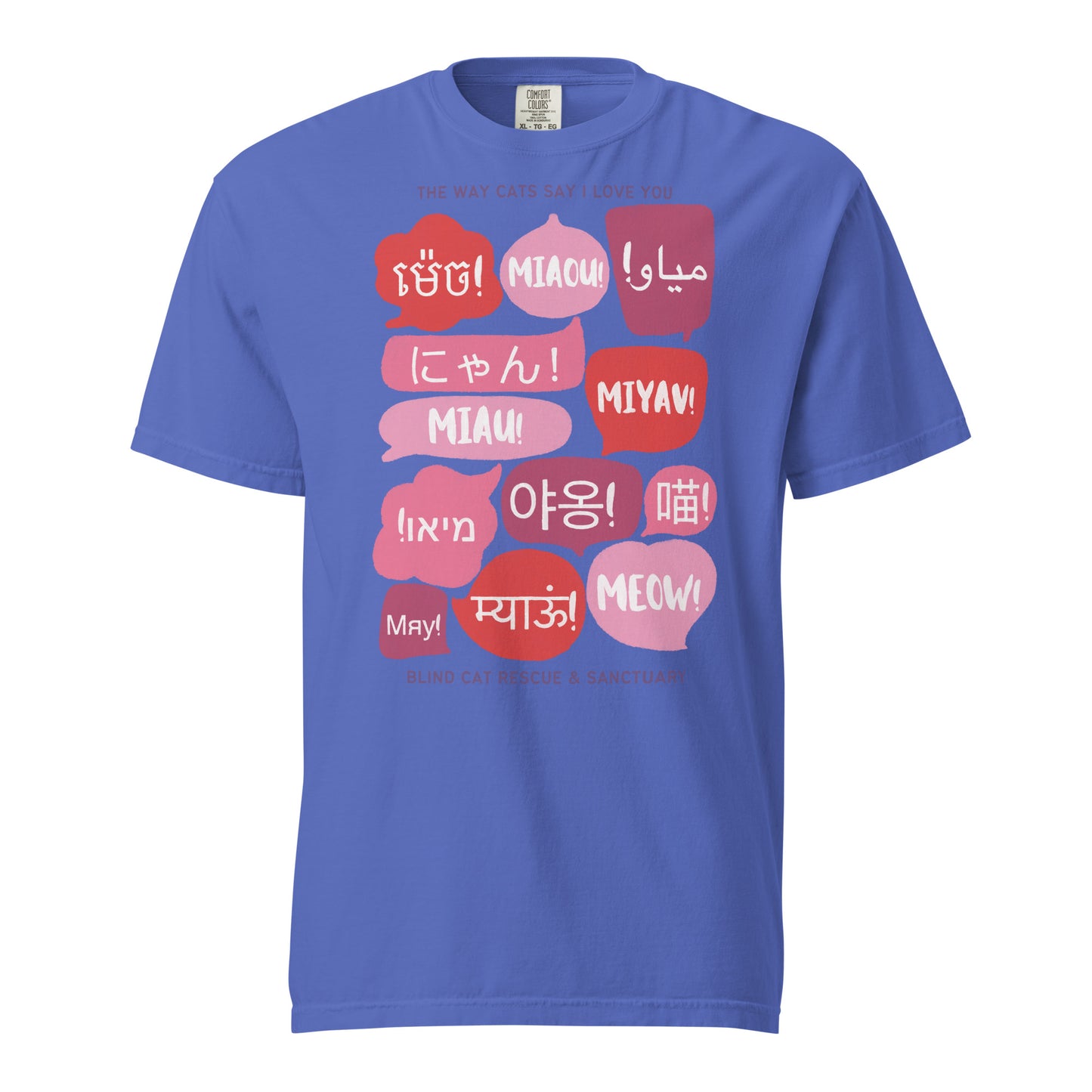 Cats Language of Love t-shirt