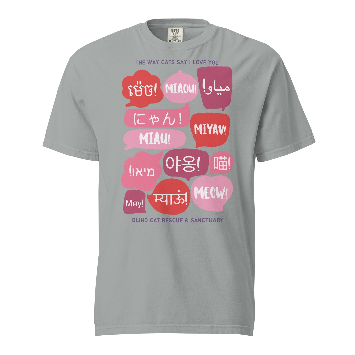 Cats Language of Love t-shirt