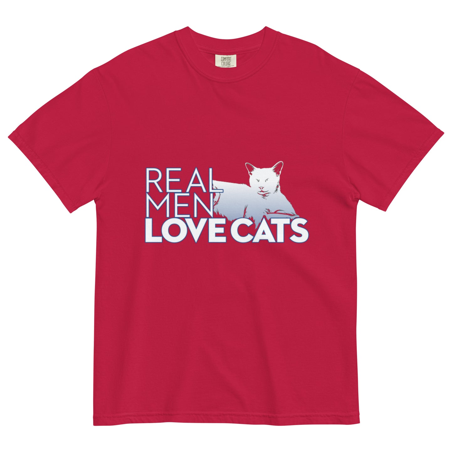 Real Men Love Cats Smudge t-shirt