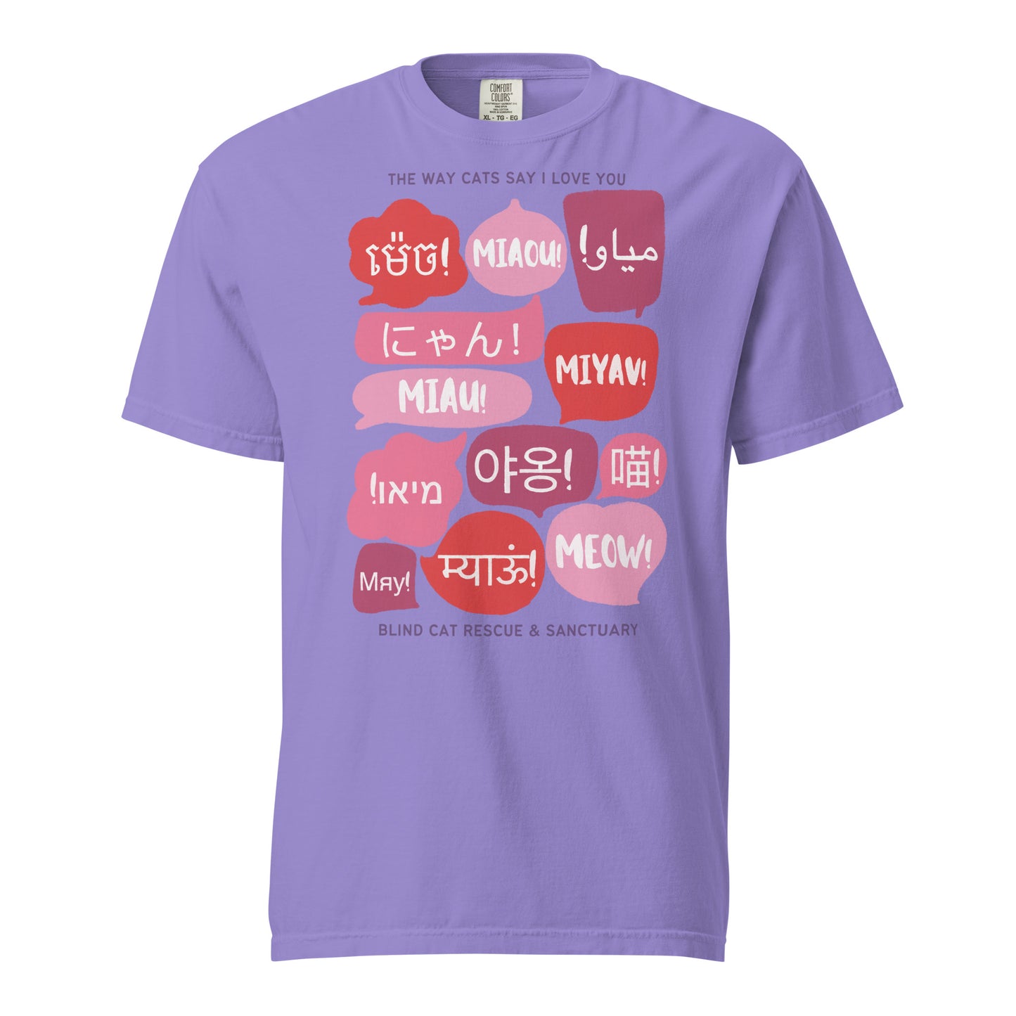 Cats Language of Love t-shirt