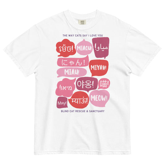 Cats Language of Love t-shirt