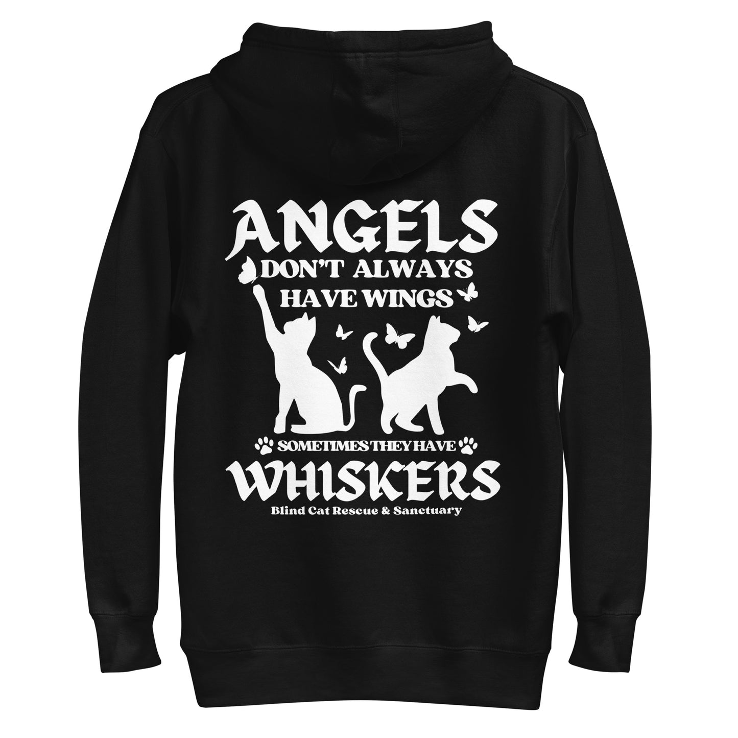 Some Angels Have Whiskers Hoodie B