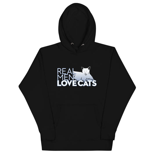 Real Men Love Cats Smudge Hoodie