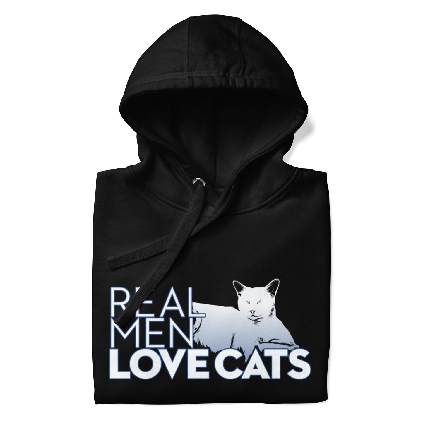 Real Men Love Cats Smudge Hoodie