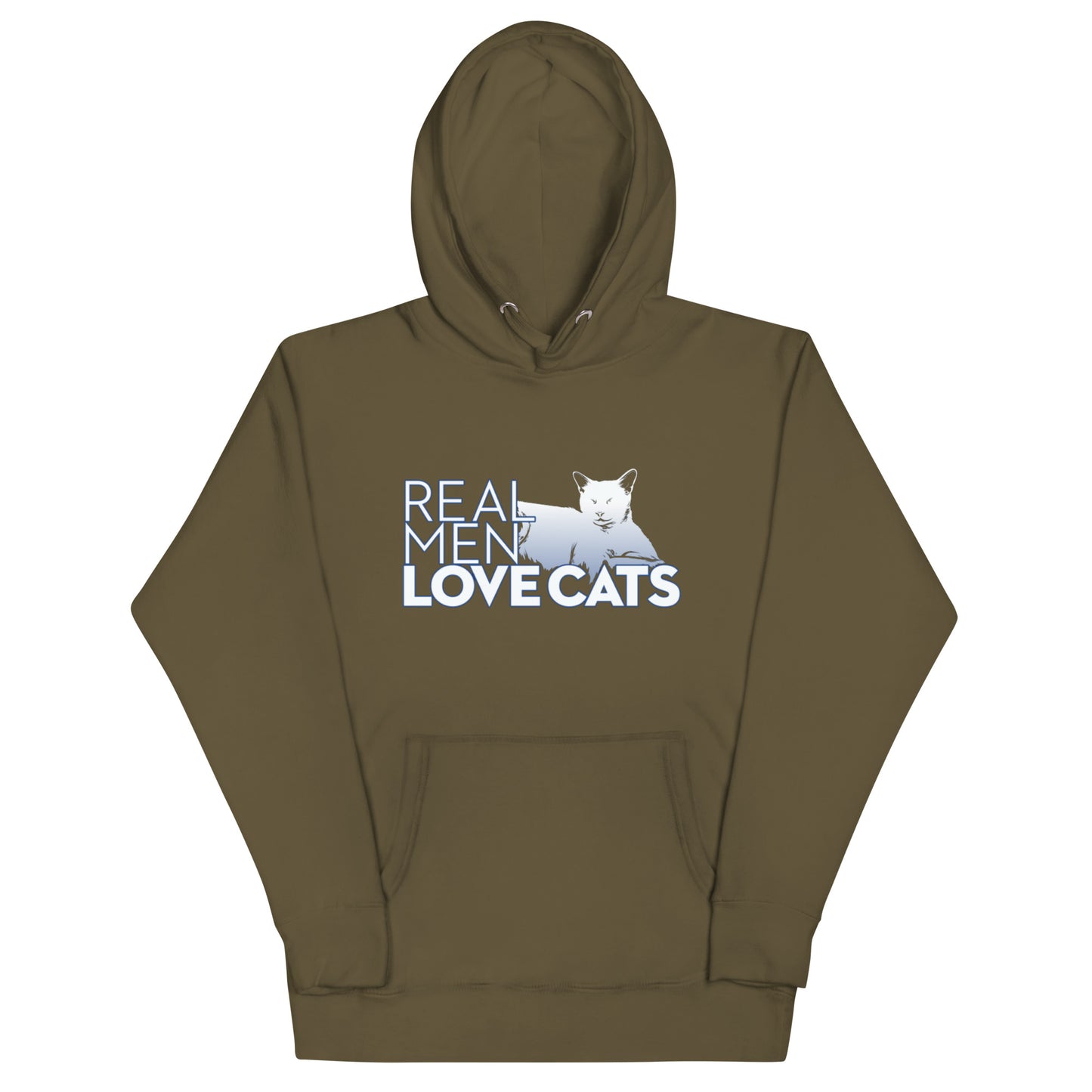 Real Men Love Cats Smudge Hoodie