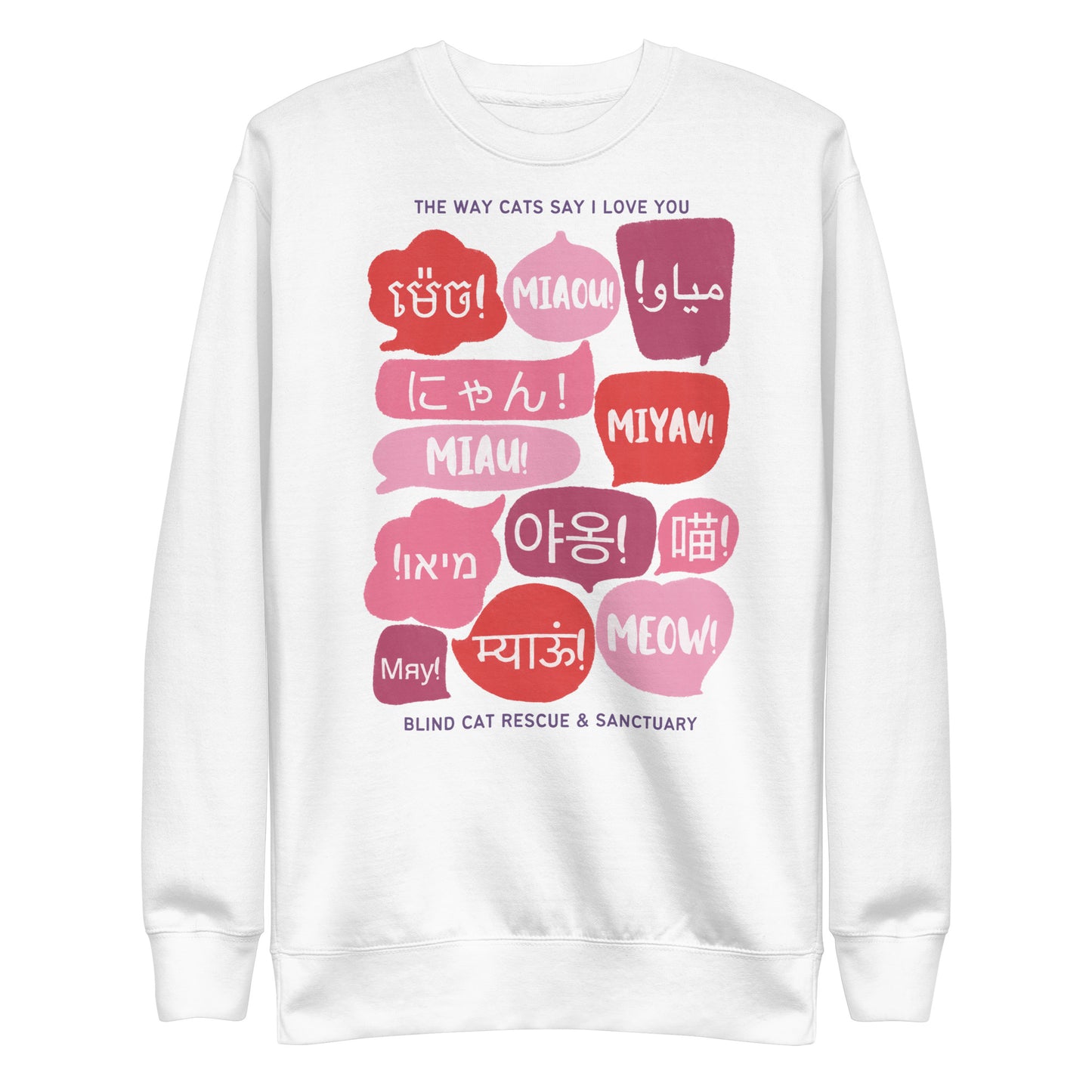 Cats Language of Love Sweatshirt